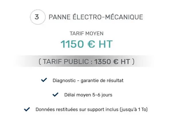 panne electro-mécanique Pro