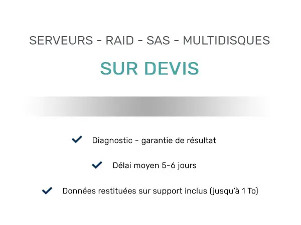 Serveurs RAID SAS devis